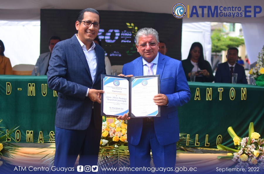 ATM Centro Guayas &ndash; EP presente en Trig&eacute;simo Aniversario de Cantonizaci&oacute;n de Lomas de Sargentillo