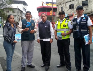 Campa&ntilde;a "Si tienes cabeza &uacute;salo" en el cant&oacute;n Santa Luc&iacute;a