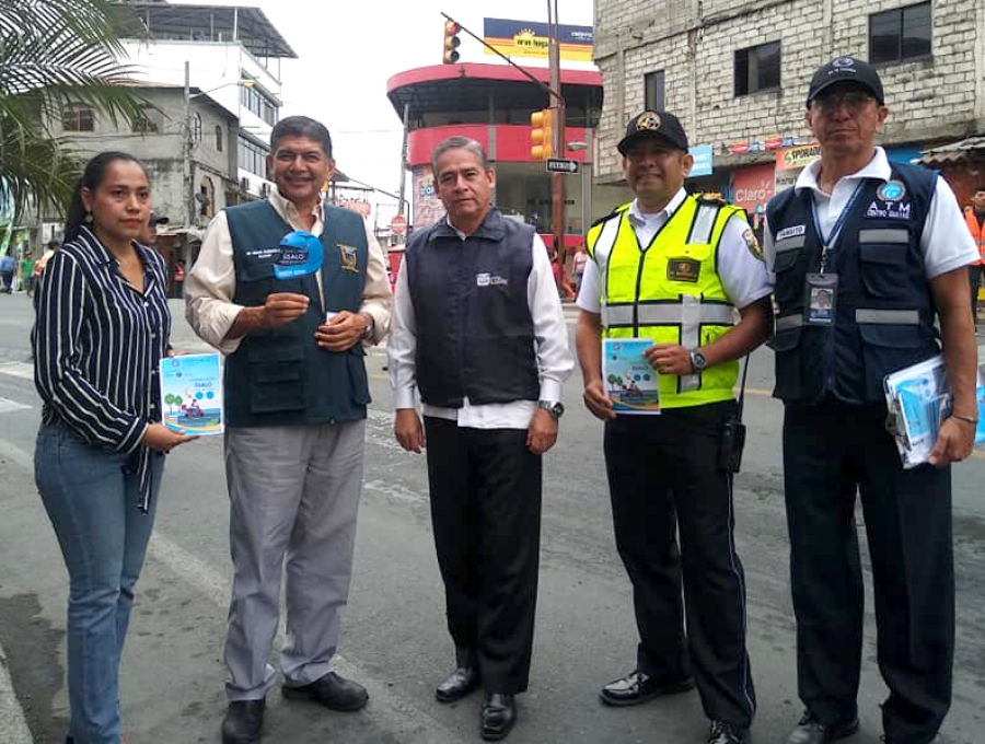 Campa&ntilde;a "Si tienes cabeza &uacute;salo" en el cant&oacute;n Santa Luc&iacute;a