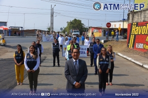 ATM Centro Guayas &ndash; EP presente en festividades  por los 26 a&ntilde;os de cantonizaci&oacute;n de Isidro Ayora