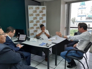 Presidente de ATM Centro Guayas se reune con representante de ATM Babahoyo y CISVB