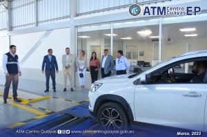 ATM Centro Guayas &ndash; EP Inaugur&oacute; Revisi&oacute;n T&eacute;cnica Vehicular en la ciudad de Nobol.