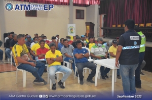 ATM Centro Guayas &ndash; EP capacita a conductores de Servicio Comercial Tricimotos, en el cant&oacute;n Lomas de Sargentillo