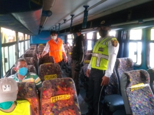 Operativos de Control de seguridad en los buses del cant&oacute;n Daule