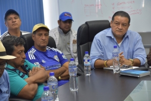 Reuni&oacute;n con representantes de tricimotos en el Cant&oacute;n Daule