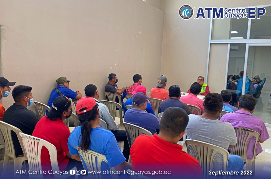 ATM Centro Guayas &ndash; EP, capacita a conductores de  Servicio Comercial Tricimotos, en el cant&oacute;n Nobol