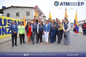 ATM Centro Guayas &ndash; EP presente en Desfile C&iacute;vico-Estudiantil en la ciudad Colimes