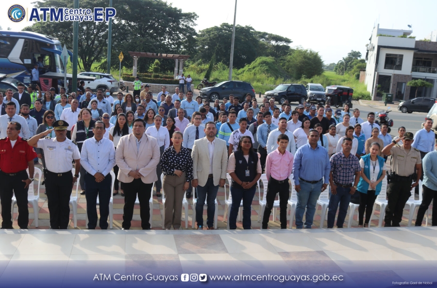 ATM Centro Guayas &ndash; EP presente en el enlace C&iacute;vico N&ordm;- 1 del cant&oacute;n Nobol.